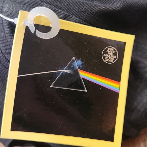 NWT Vintage Pink Floyd Dark Side Of The Moon Adjustable Hat Cap distressed - Picture 8 of 14
